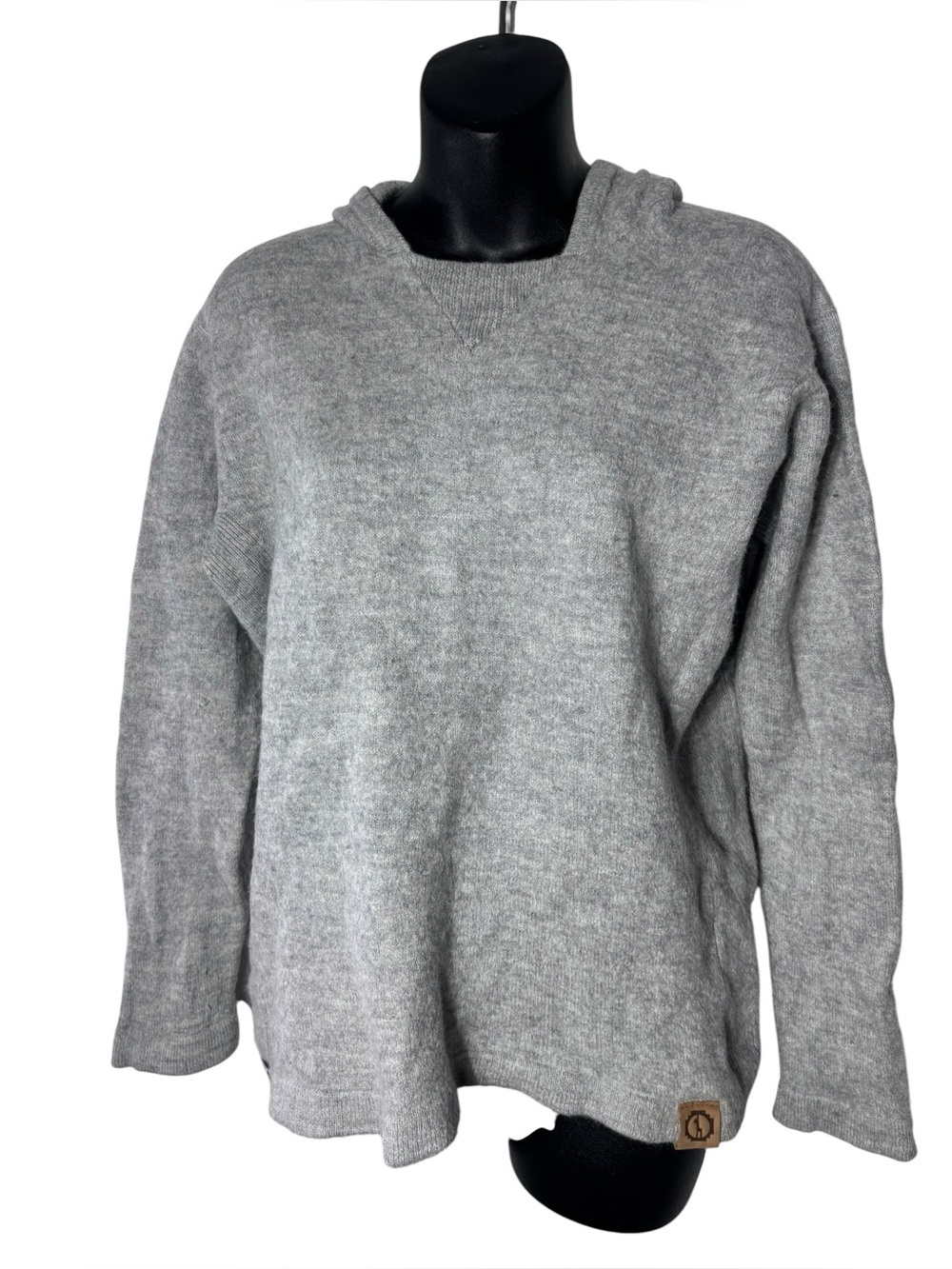 Paka the hoodie royal alpaca large sweater gray minimalist capsule sustainable